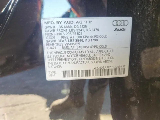 2013 AUDI Q7 PRESTIGE  