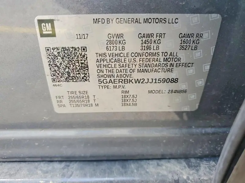 2018 BUICK ENCLAVE ESSENCE  