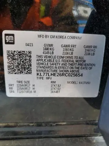 2024 CHEVROLET TRAX 1LT  