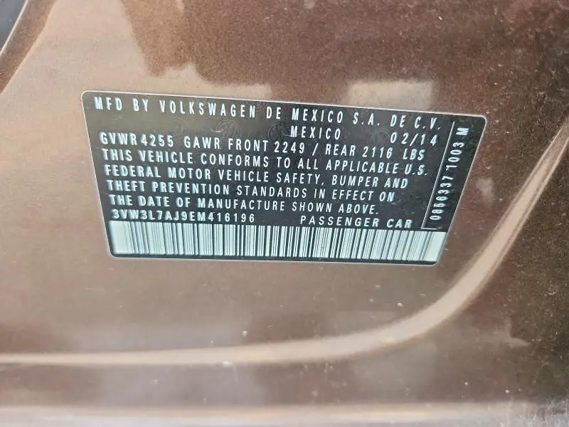 2014 VOLKSWAGEN JETTA TDI  