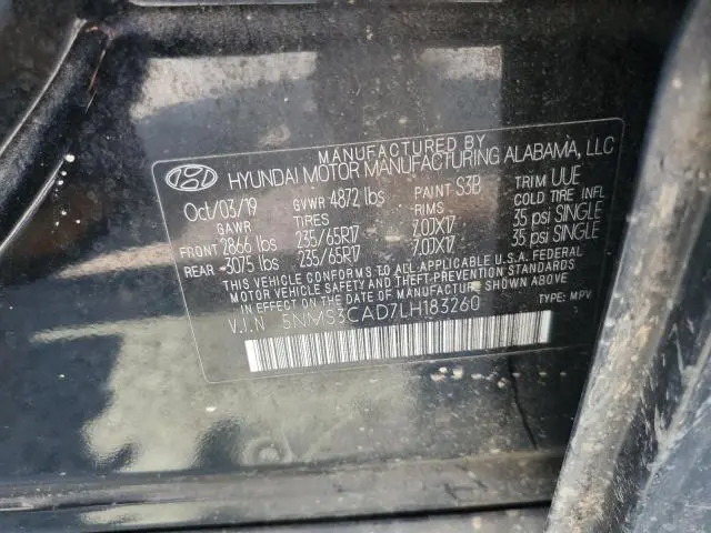 2020 HYUNDAI SANTA FE SEL  