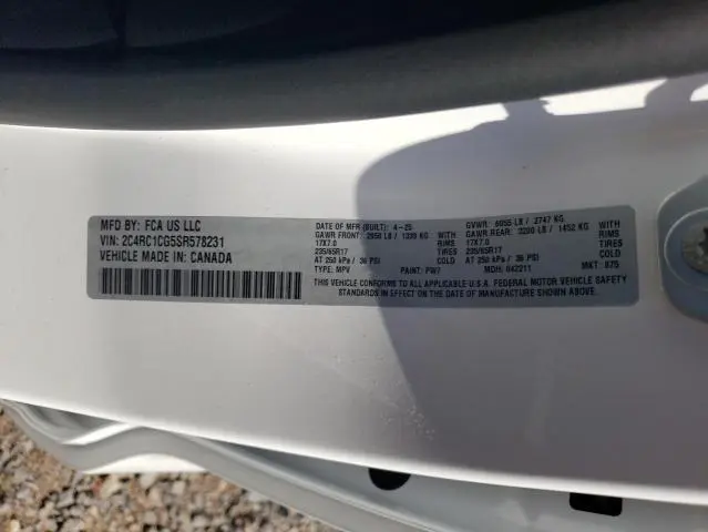 2025 CHRYSLER VOYAGER LX  