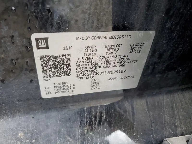 2020 GMC YUKON DENALI  