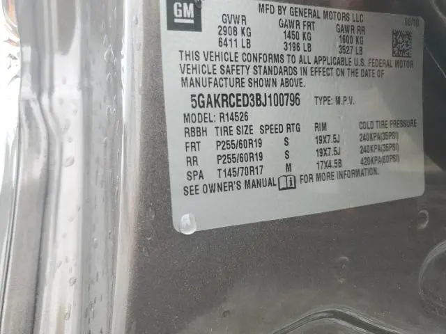 2011 BUICK ENCLAVE CXL  