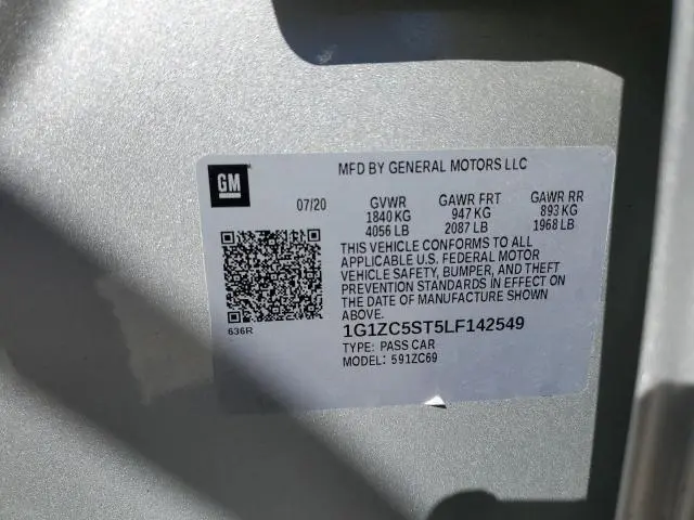 2020 CHEVROLET MALIBU LS  