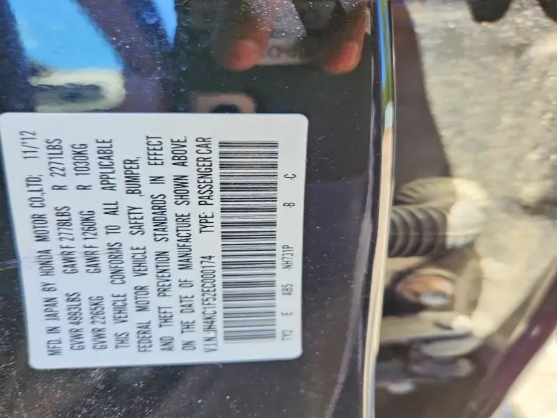 2014 ACURA RLX TECH  