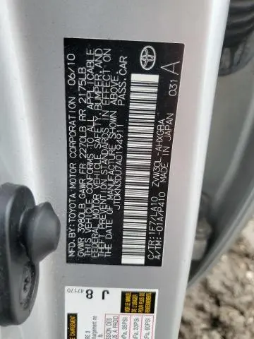 2010 TOYOTA PRIUS   