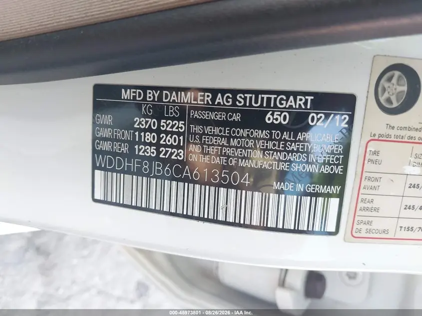 2012 MERCEDES-BENZ E 350 4MATIC