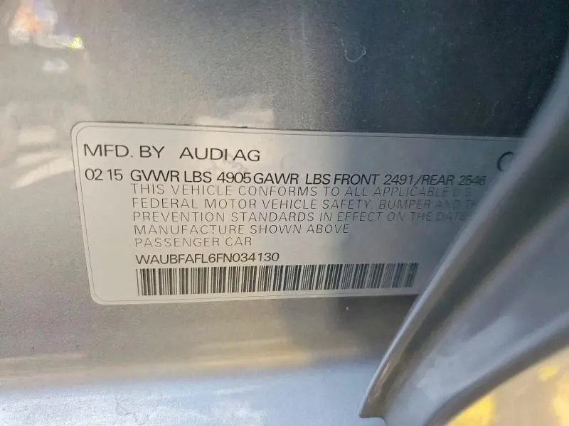 2015 AUDI A4 PREMIUM  