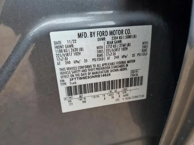 2022 FORD MAVERICK XL  