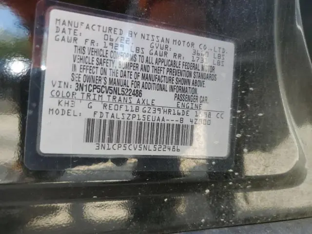 2022 NISSAN KICKS SV  