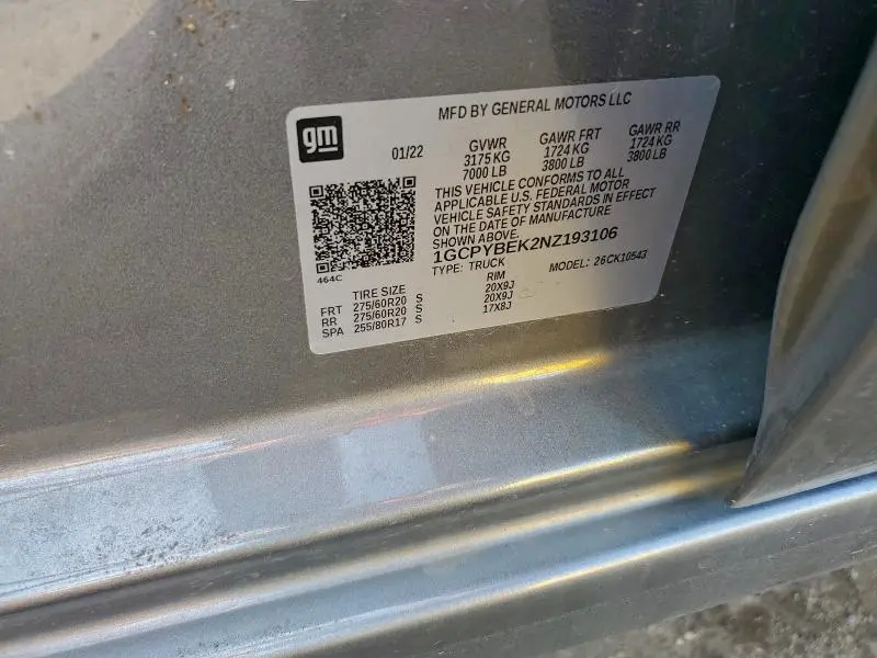 2022 CHEVROLET SILVERADO LTD K1500 CUSTOM  