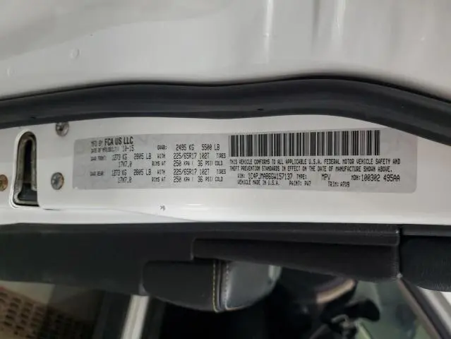 2016 JEEP CHEROKEE SPORT  