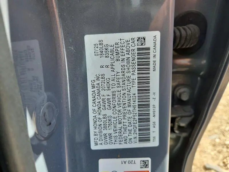 2026 HONDA CIVIC SPORT  