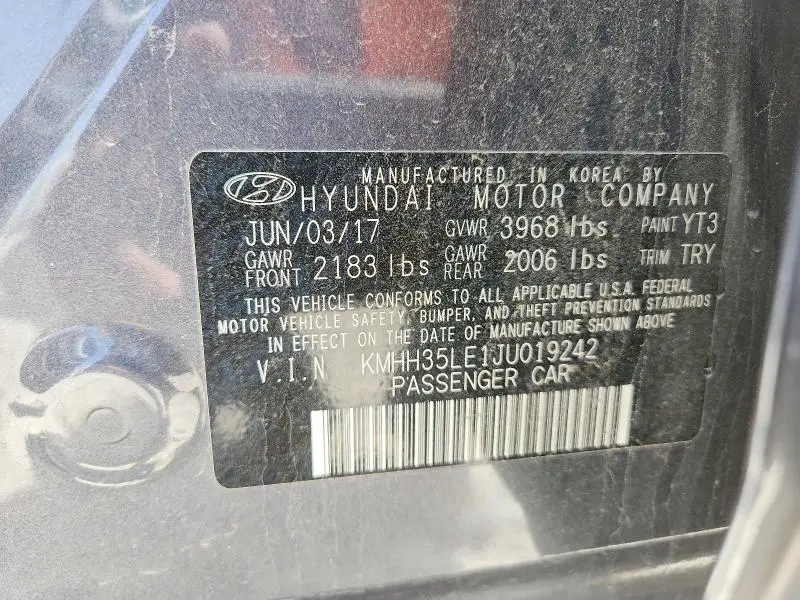 2018 HYUNDAI ELANTRA GT BASE  