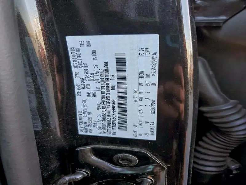 2015 FORD F150 SUPERCREW  