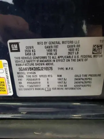 2016 BUICK ENCLAVE
