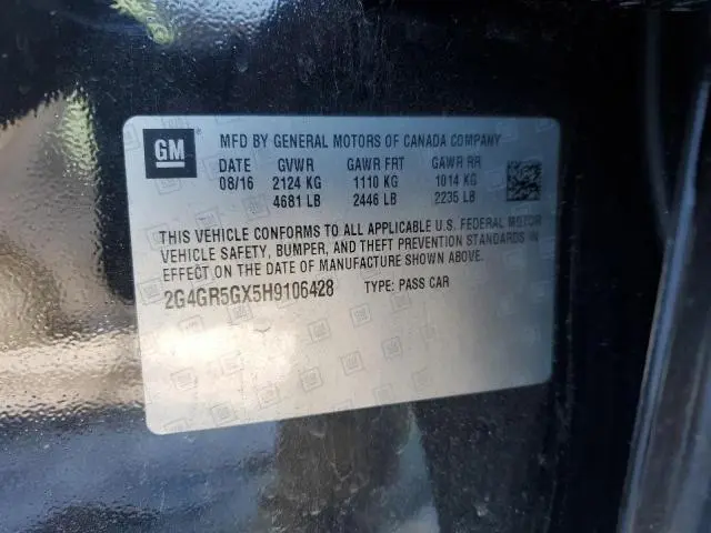 2017 BUICK REGAL PREMIUM  