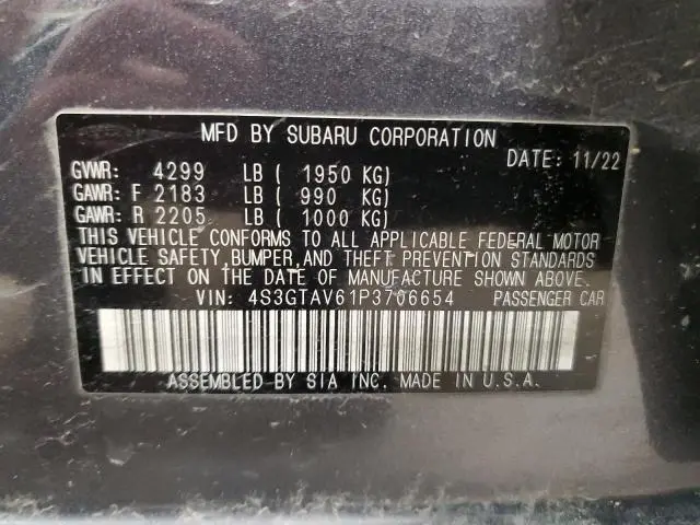 2023 SUBARU IMPREZA PREMIUM  