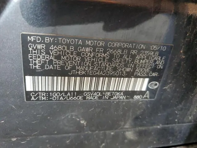 2010 LEXUS ES 350  
