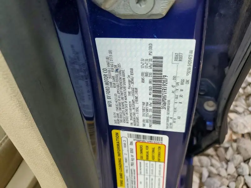 2015 FORD FUSION SE  