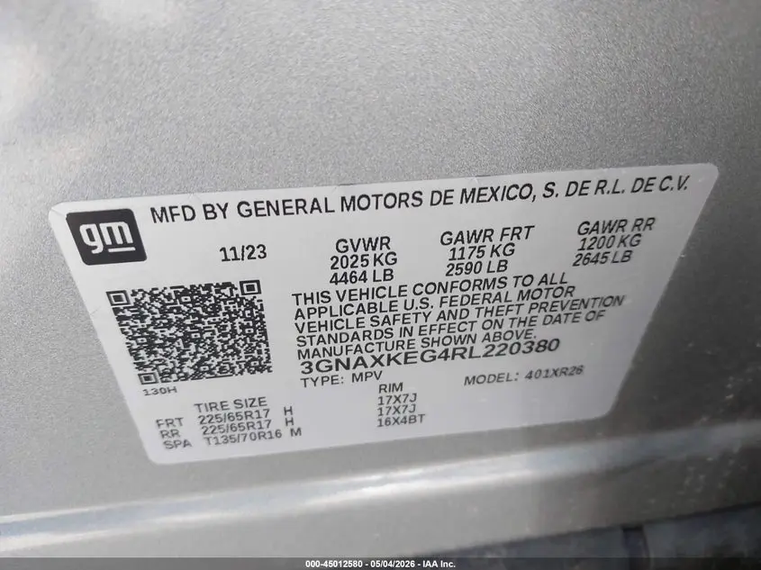 2024 CHEVROLET EQUINOX FWD LT