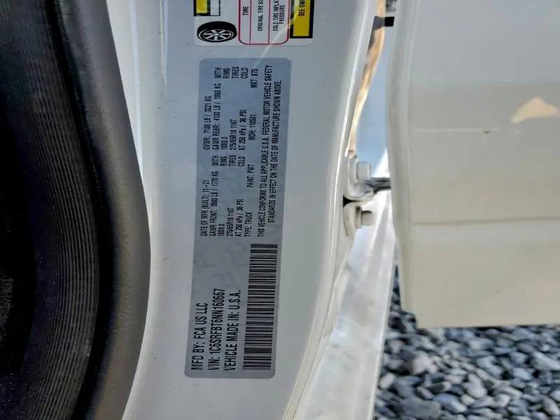 2022 RAM 1500 BIG HORN/LONE STAR  