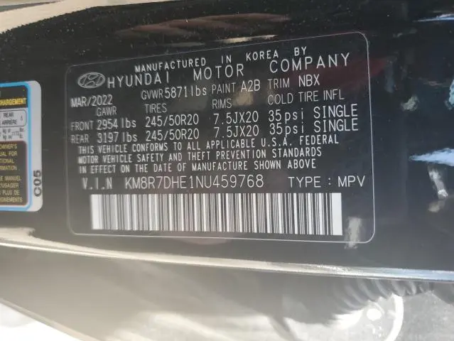 2022 HYUNDAI PALISADE CALLIGRAPHY  