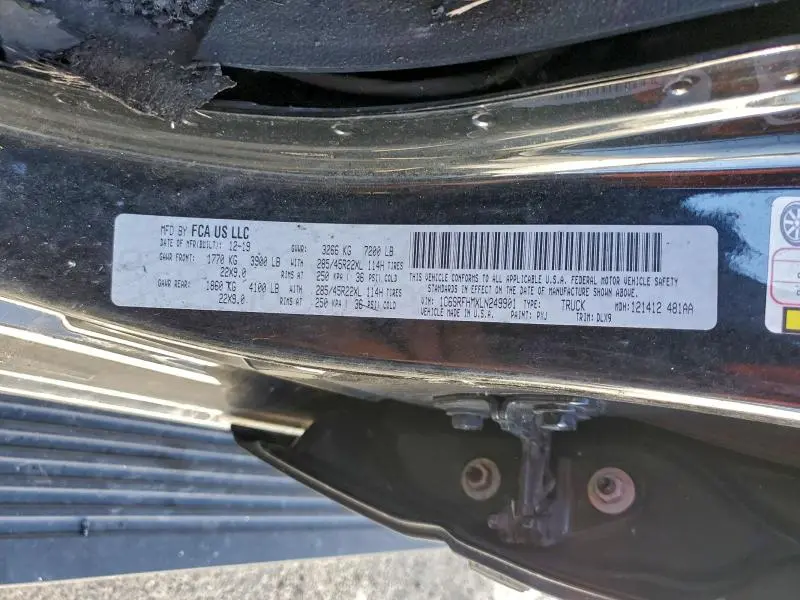 2020 RAM 1500 LIMITED  