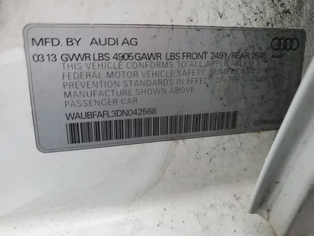 2013 AUDI A4 PREMIUM  