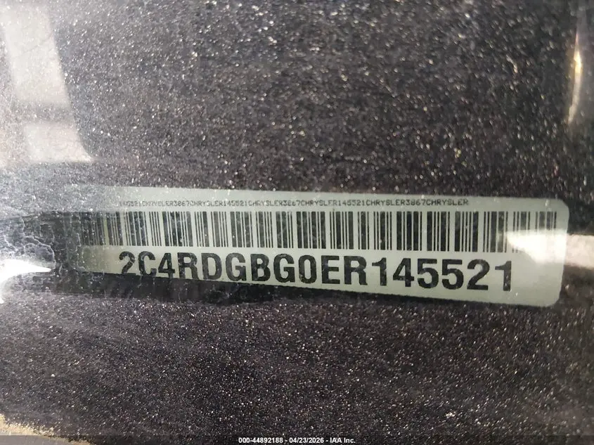 2014 DODGE GRAND CARAVAN SE