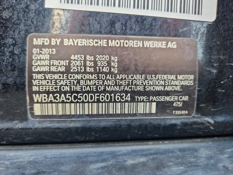 2013 BMW 328 I  