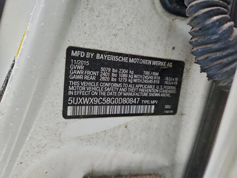 2016 BMW X3 XDRIVE28I  