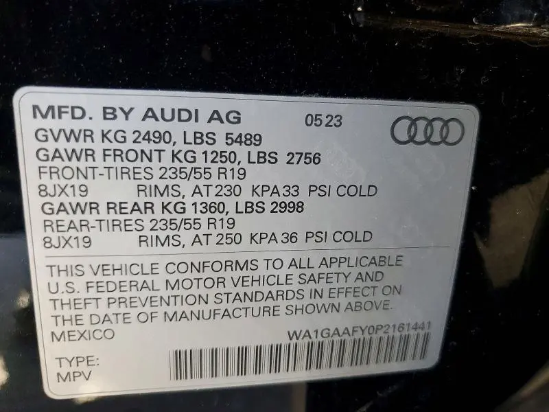 2023 AUDI Q5 PREMIUM 45  