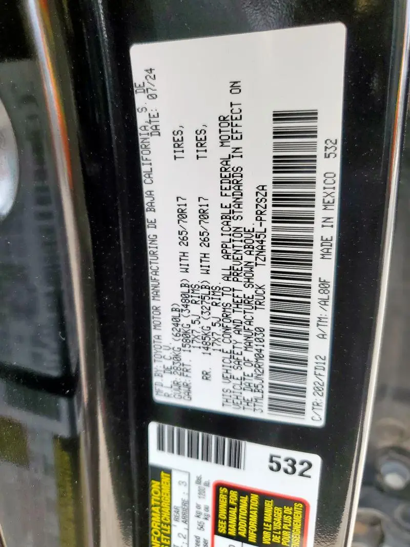 2024 TOYOTA TACOMA DOUBLE CAB  