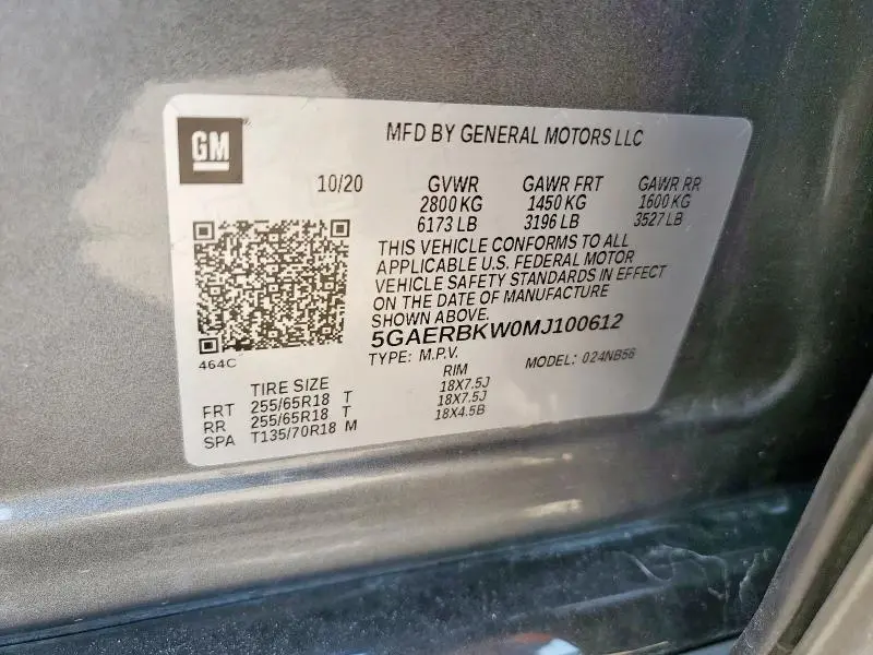2021 BUICK ENCLAVE ESSENCE  