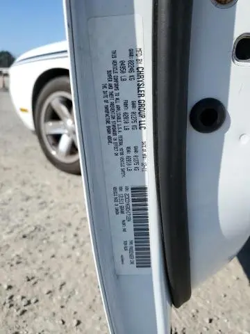 2012 DODGE CHALLENGER SXT