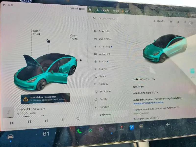 2022 TESLA MODEL 3   