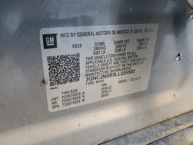 2020 CHEVROLET TRAX LS  