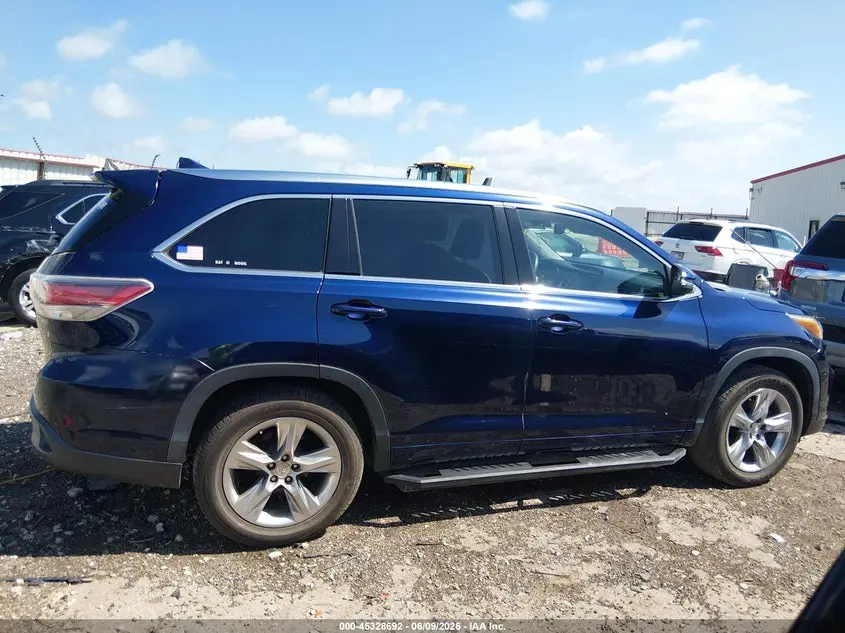 2015 TOYOTA HIGHLANDER LIMITED V6