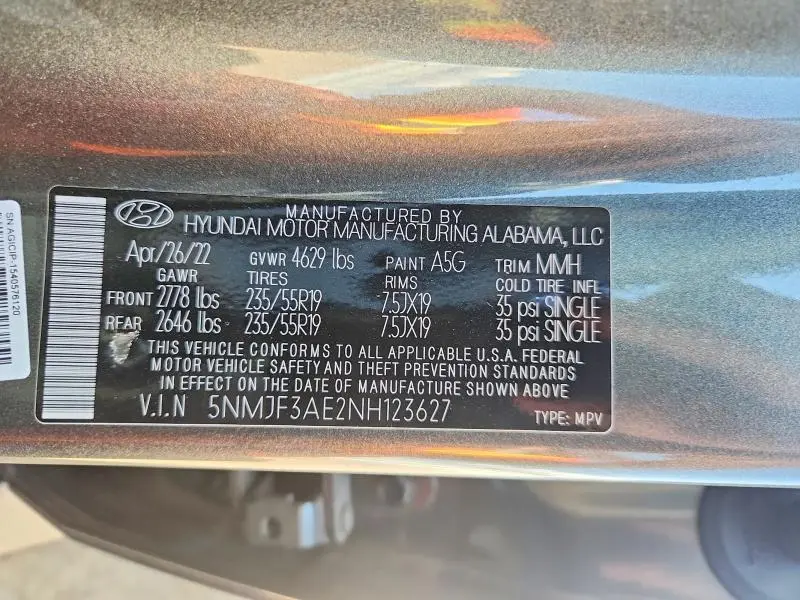 2022 HYUNDAI TUCSON SEL  
