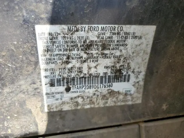 2013 FORD TAURUS SE