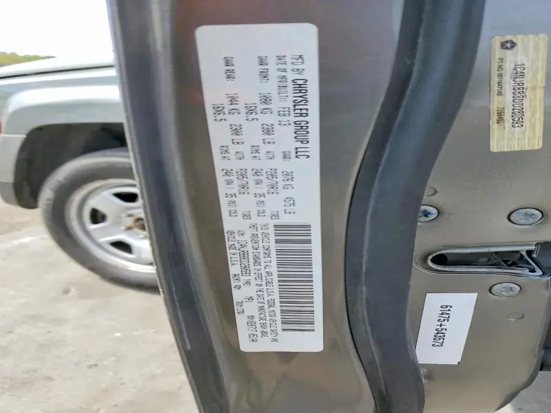 2013 JEEP PATRIOT SPORT  