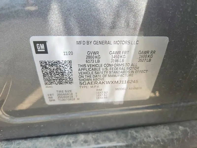 2021 BUICK ENCLAVE PREFERRED  