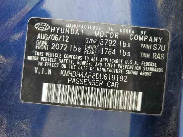 2013 HYUNDAI ELANTRA GLS  