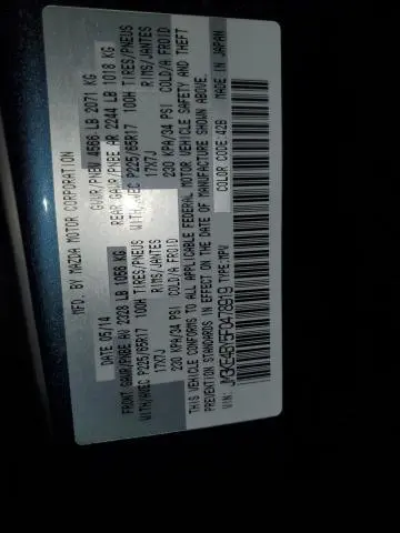 2015 MAZDA CX-5 SPORT  