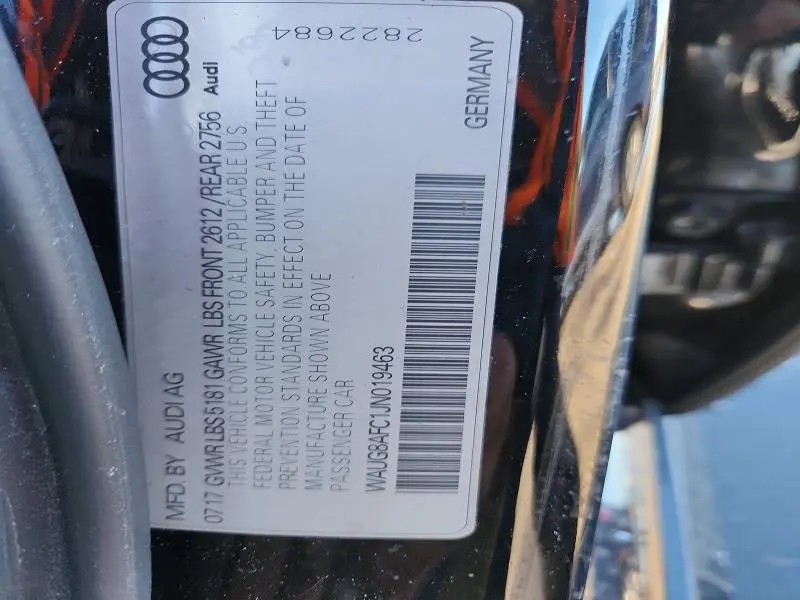 2018 AUDI A6 PREMIUM PLUS  