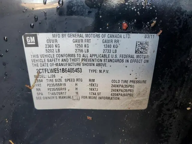 2011 GMC TERRAIN SLT  