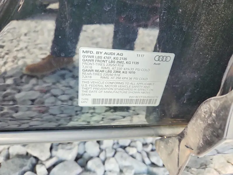2018 AUDI Q3 PREMIUM  
