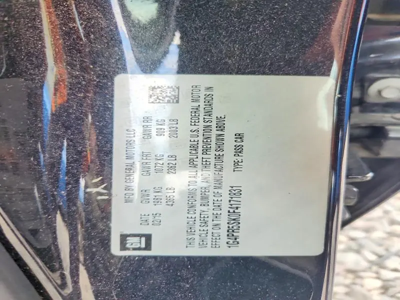 2015 BUICK VERANO CONVENIENCE  